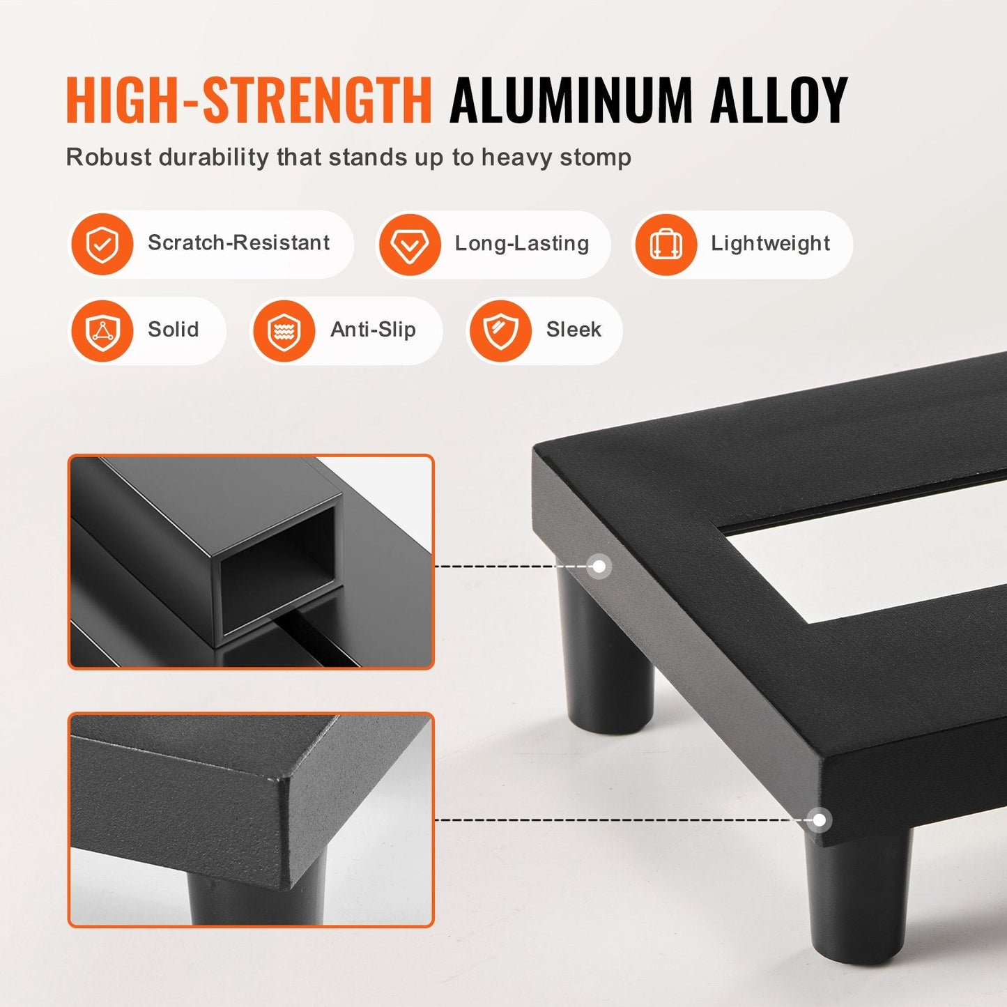 Ultra-Light Aluminum Guitar Pedal Board with Case, 0.37 kg, 0.38 x 0.15 m