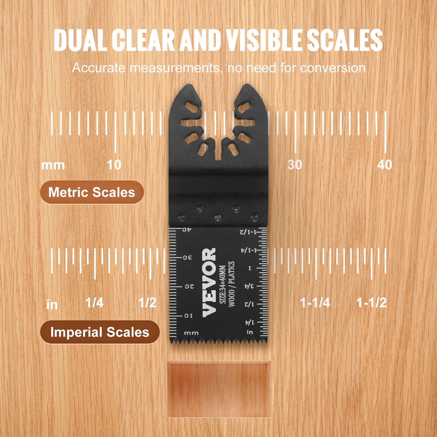 50-Piece Universal Oscillating Saw Blades, Quick Release, Fits Major Brands