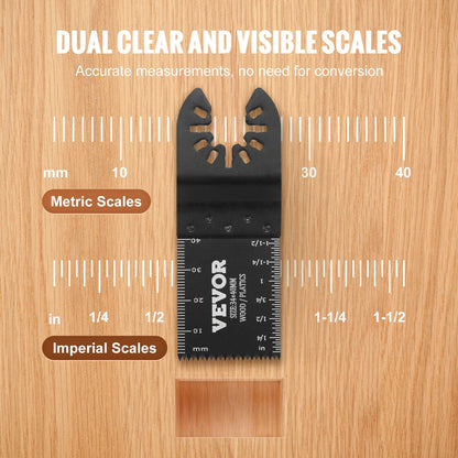 50-Piece Universal Oscillating Saw Blades, Quick Release, Fits Major Brands