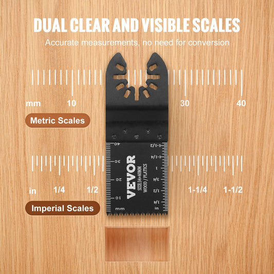 50-Piece Universal Oscillating Saw Blades, Quick Release, Fits Major Brands