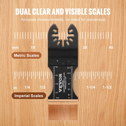 VEVOR 3PCS Oscillating Tool Blades, Universal Quick Release Oscillating Saw Blades,