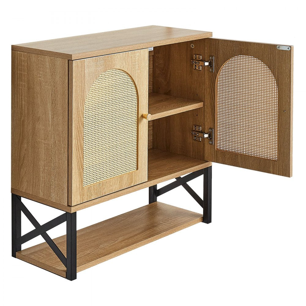  Bathroom Wall Cabinet Over Toilet Medicine Cabinet with 2 Doors & Shelves