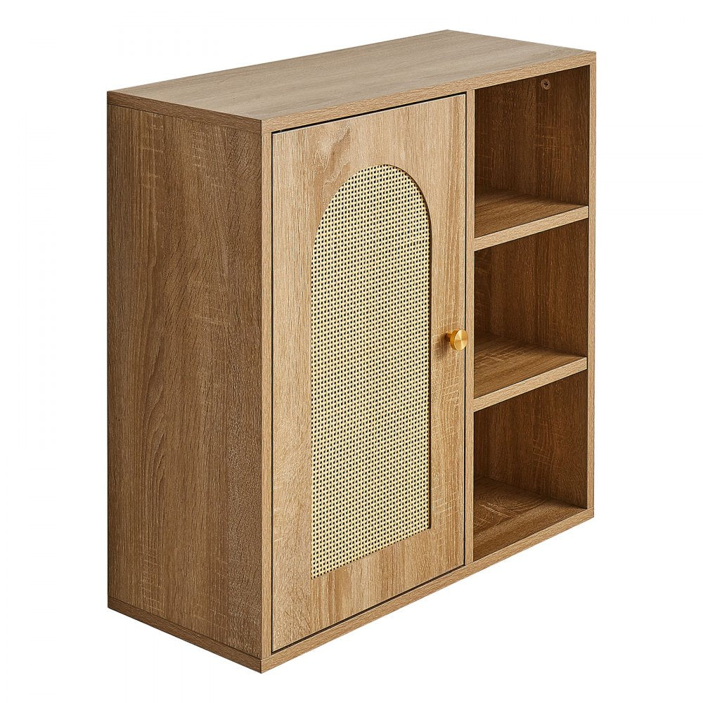  Bathroom Wall Cabinet Over Toilet Storage Medicine Cabinet Door & Shelves