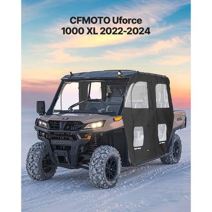 VEVOR UTV Cab Enclosure Upper Doors Set for CFMOTO Uforce 1000 XL 2022-2024