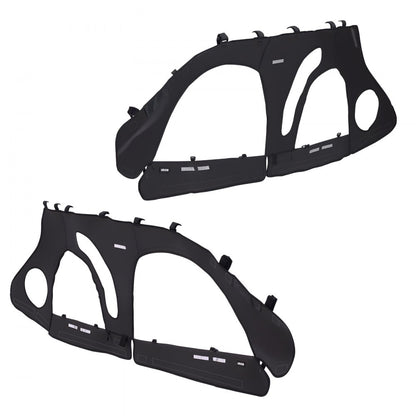 VEVOR UTV Cab Enclosure Upper Doors for Polaris RZR PRO 2020-2024/Turbo 2022-24