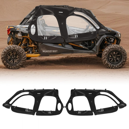 UTV Cab Enclosure Upper Doors Set for Polaris RZR XP4 1000/Turbo 2014-2023