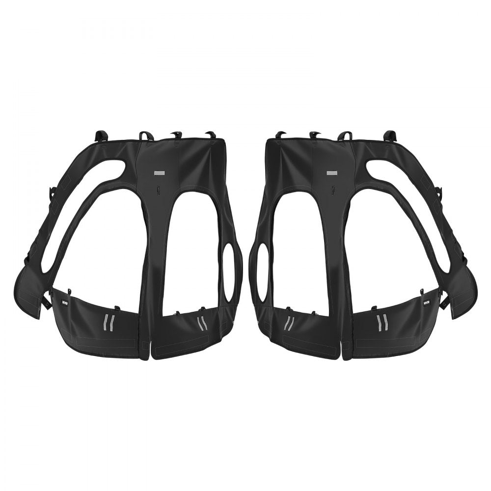 UTV Cab Enclosure Upper Doors Set for Polaris RZR XP4 1000/Turbo 2014-2023