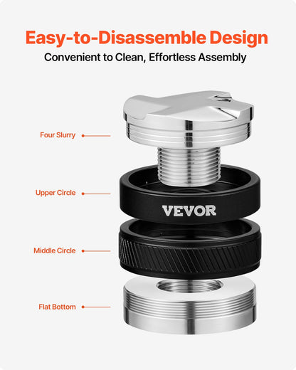 VEVOR 58mm Coffee Distributor 2-in-1 Adjustable Espresso Distributor for Home