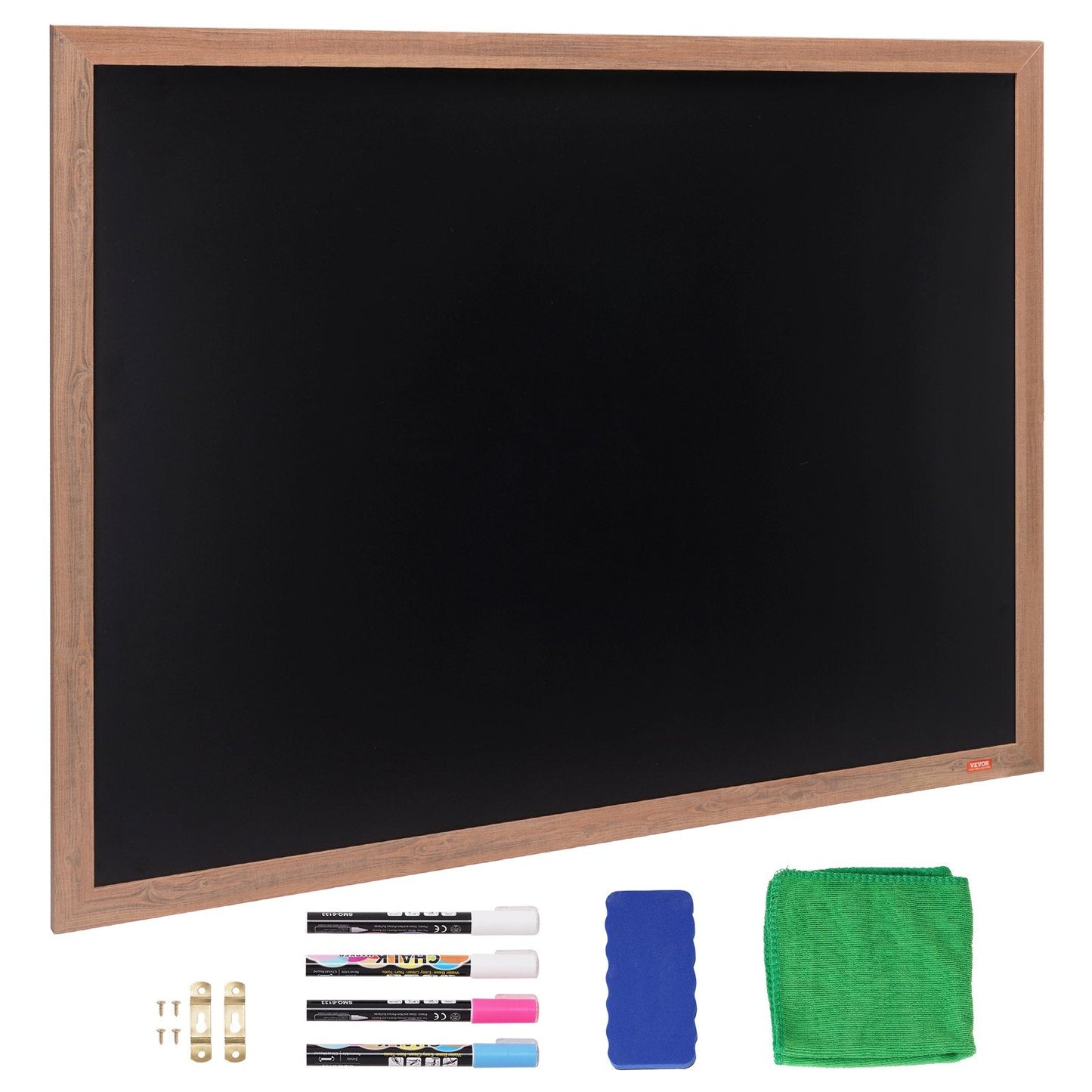 Rustic Wood Framed Chalkboard, Magnetic, 1.17x0.89m, Wall Hanging Sign