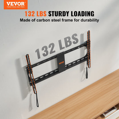 Universal Low Profile TV Wall Mount for 37-70 Meter TVs, Up to 60 kg Capacity