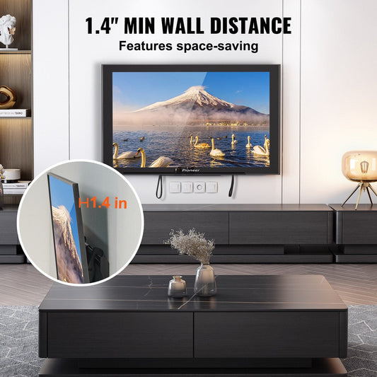 Universal Low Profile TV Wall Mount for 37-70 Meter TVs, Up to 60 kg Capacity