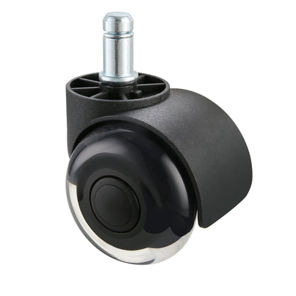 VEVOR Office Chair Wheels, Set of 5, 50.8 mm Caster Wheels Replacement for Hardwood