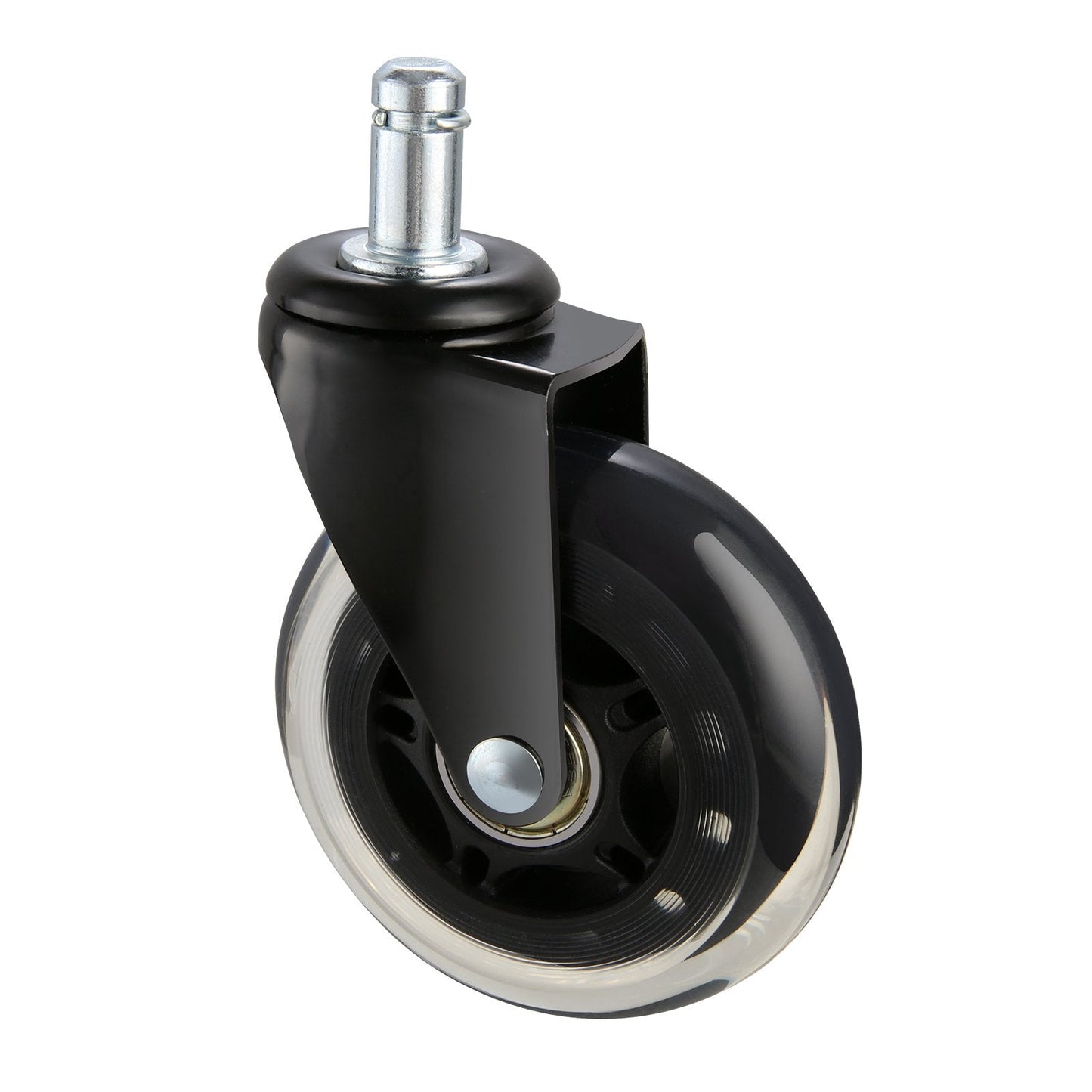 Heavy Duty Office Chair Caster Wheels, Set of 5, 76 mm, 59 kg Capacity