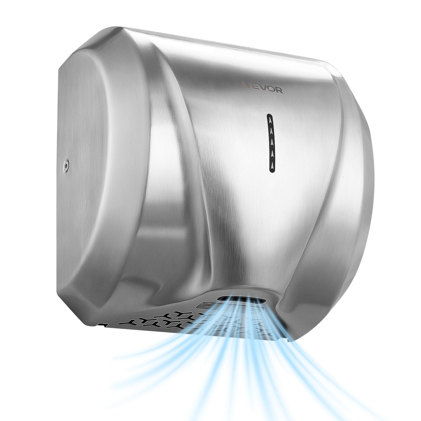 Hand Dryer, 1800W Bathroom Air Hand Dryer, Automatic High Speed with HEPA Filter, Fast Drying, Heavy Duty Brushed Stainless Steel, AC220-240V Commercial Wall Mounted for Restroom, Hotel, Office