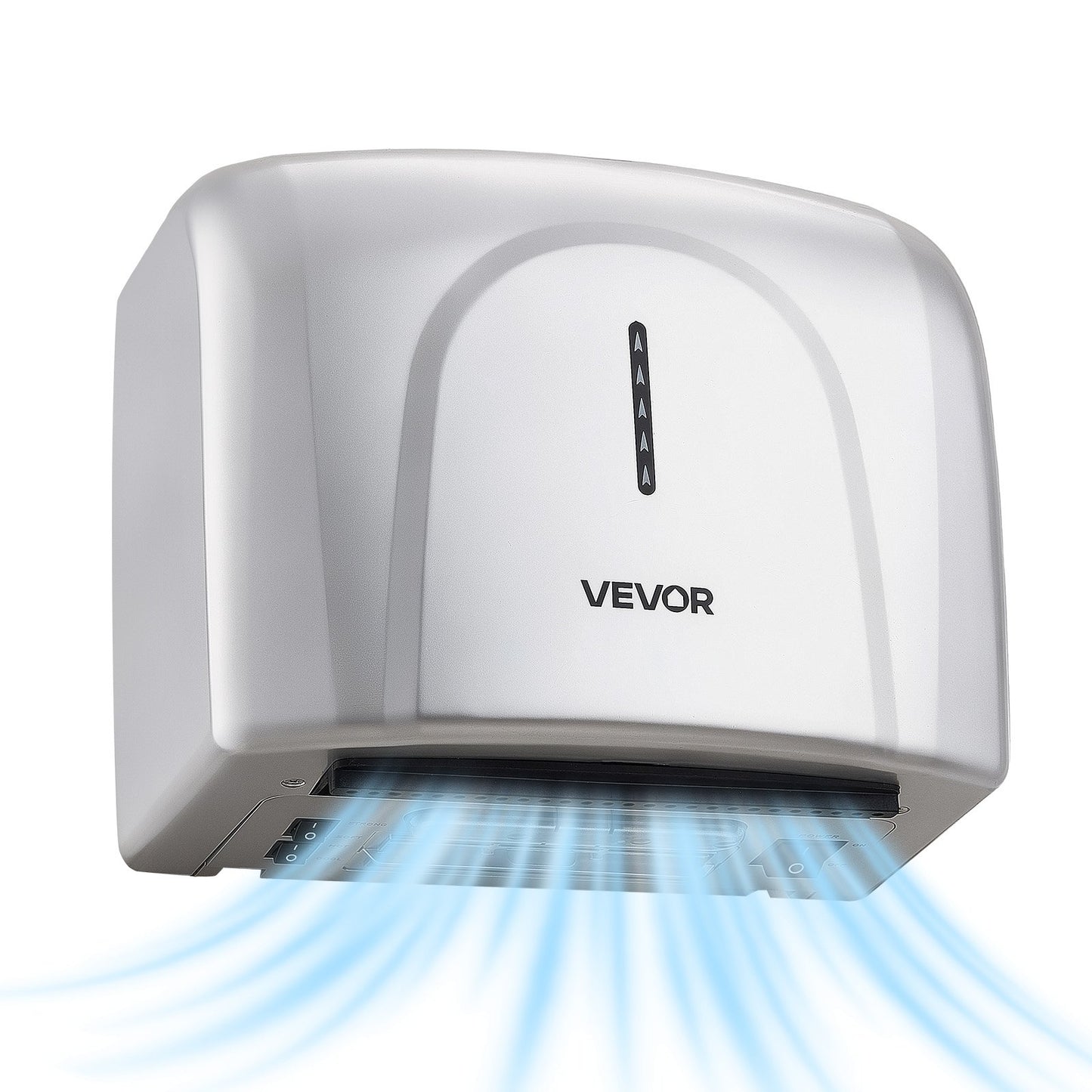 Hand Dryer, 1300W Bathroom Air Hand Dryer, Automatic High Speed with HEPA Filter, Fast Drying, Premium ABS Construction, AC220-240V Commercial Wall Mounted for Home Bathroom, Guest Room,Homestay