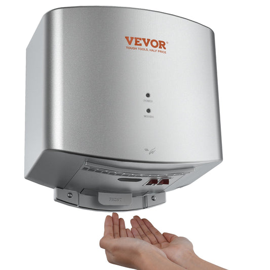 VEVOR Heavy Duty Commercial Hand Dryer, 1400W Automatic High Speed ABS Warm Wind
