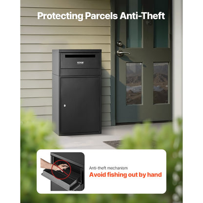 VEVOR Package Delivery Boxes for Outside 90.9 cm Lockable Parcel Drop Box