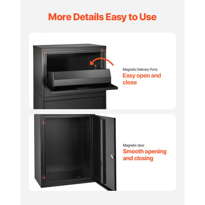 VEVOR Package Delivery Boxes for Outside 90.9 cm Lockable Parcel Drop Box