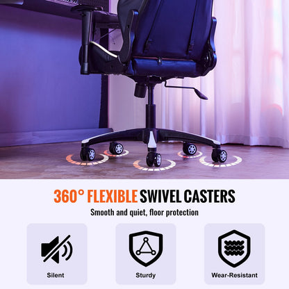 Heavy Duty Office Chair Base Replacement, 0.71 m, 1134 kg Capacity, Universal Fit