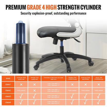 Heavy-Duty Swivel Chair Base Replacement, 0.71m, 1134kg Load Capacity