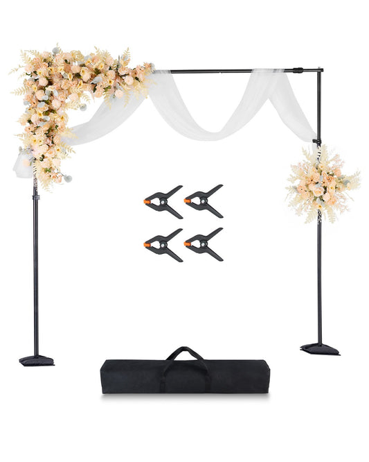 VEVOR Backdrop Stand Background Stand Kit 260 x 300 cm for Party & Photo Studio