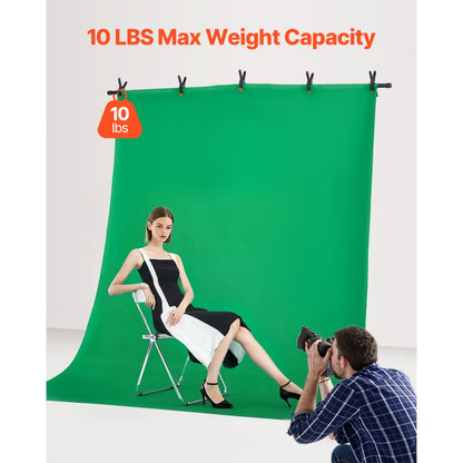 VEVOR Backdrop Stand Background Stand Kit 154 x 198 cm for Party & Photo Studio