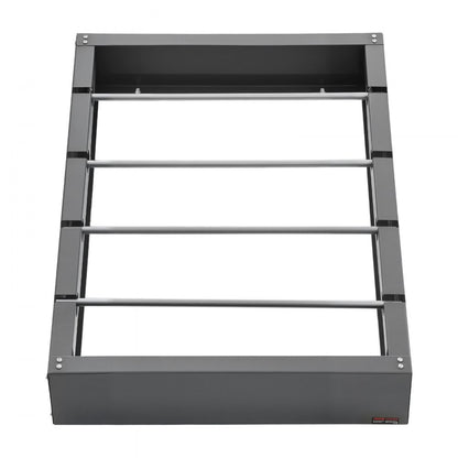 Wire Spool Rack 4 Adjustable Rods Spool Holder Wall Mount 150 lbs Capacity