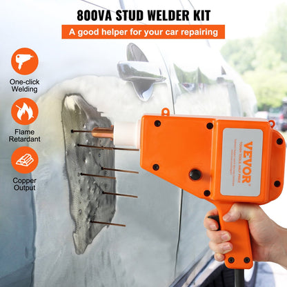 Auto Body Dent Repair Stud Welder Kit, 800VA, Overheat Protection, Easy Use