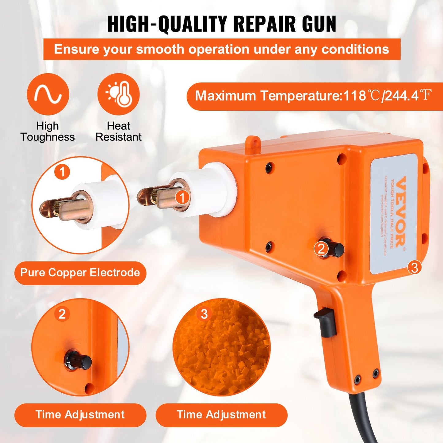 Auto Body Dent Repair Stud Welder Kit, 800VA, Overheat Protection, Easy Use