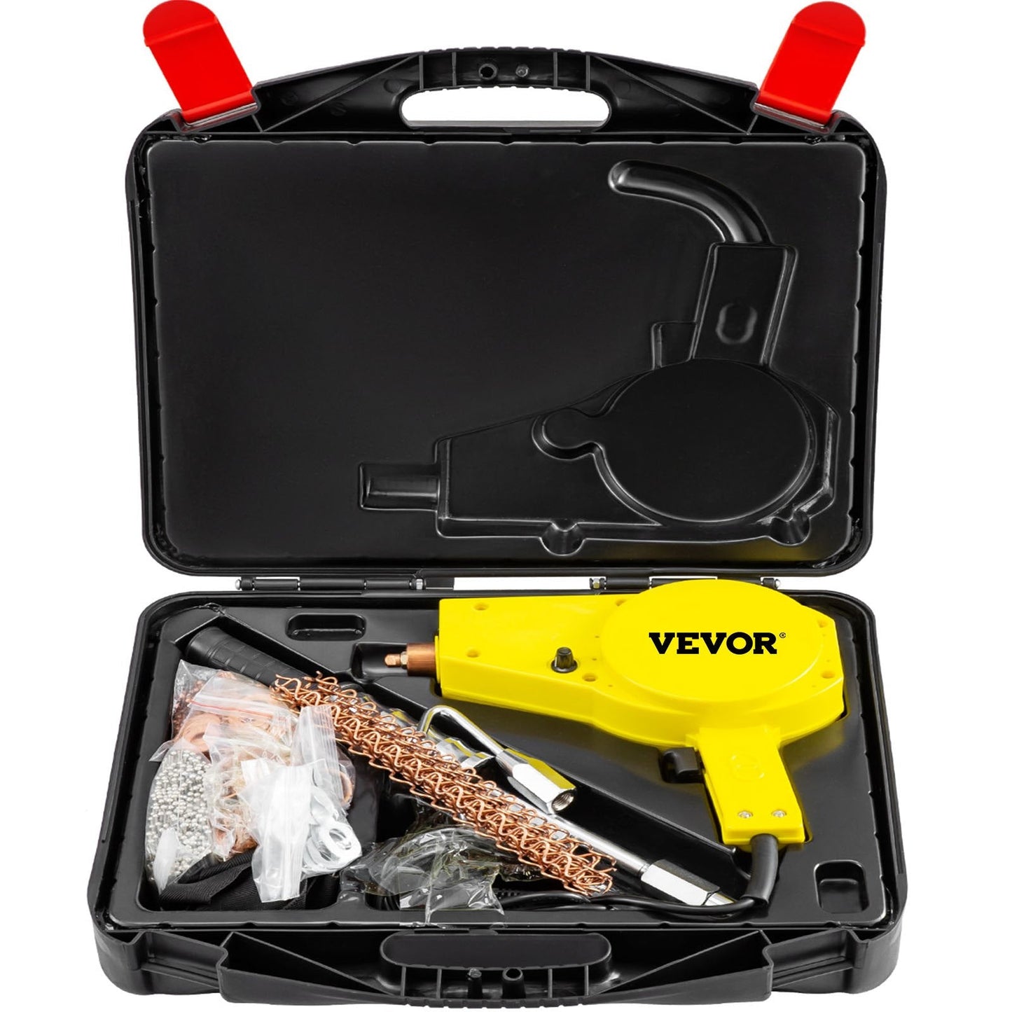 Auto Body Stud Welder Kit 220V with Slide Hammer & Overheating Alarm