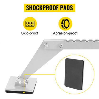 Portable Dent Puller with 6 Claw Hooks for Car Repair, Aluminum Alloy, 0.6m Lever