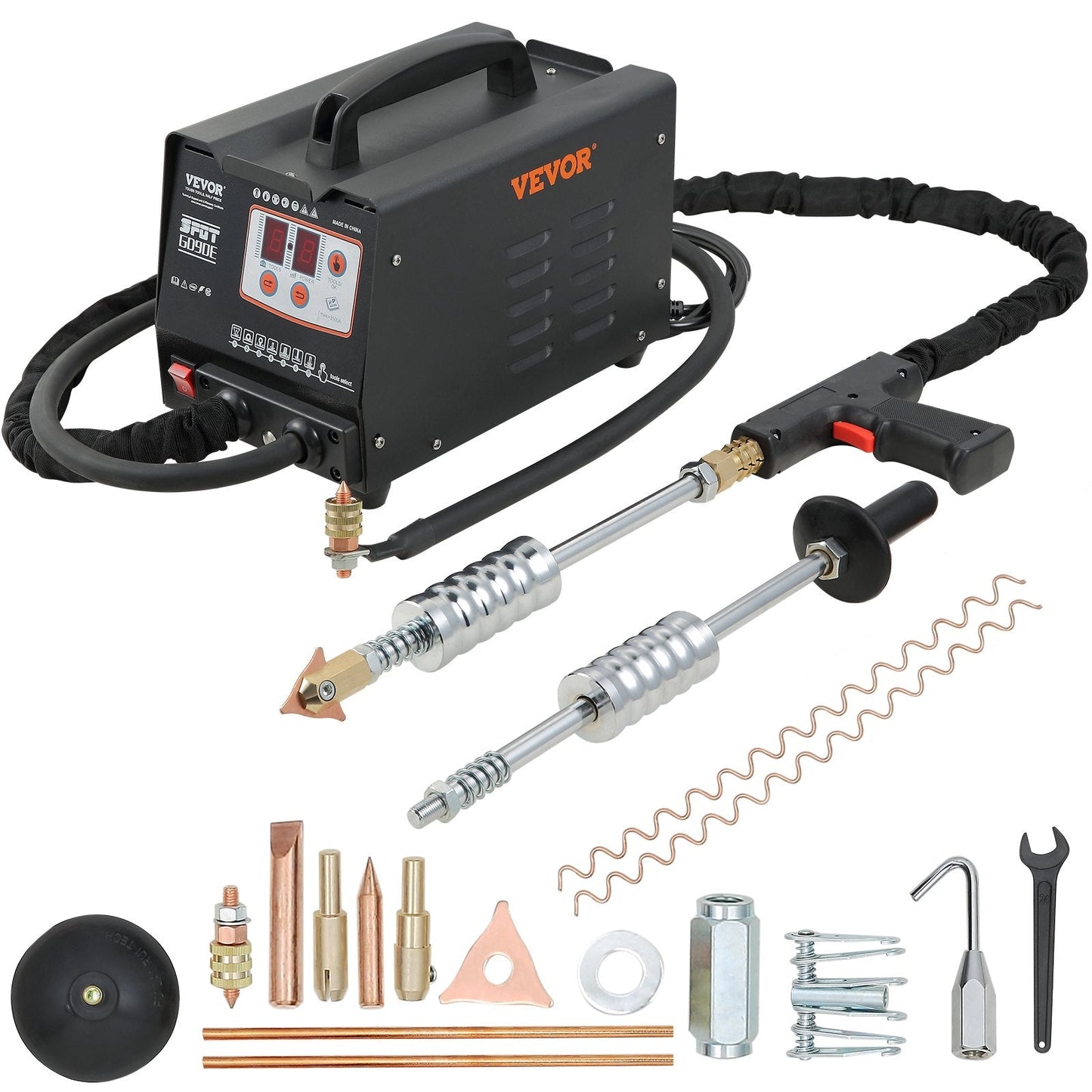 High-Power Vehicle Dent Repair Kit with Spot Welding and Suction, 3KW