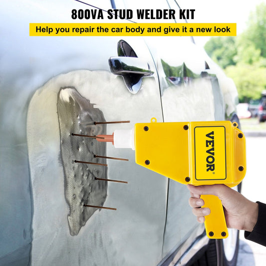 Stud Welder Dent Repair Kit, 1600A, 800VA, with Accessories for Auto Body Repair