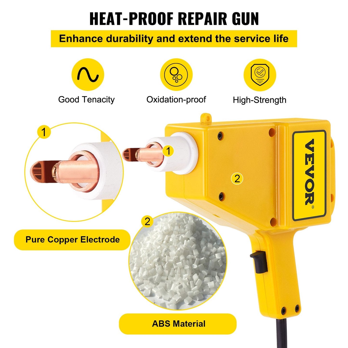 Stud Welder Dent Repair Kit, 1600A, 800VA, with Accessories for Auto Body Repair