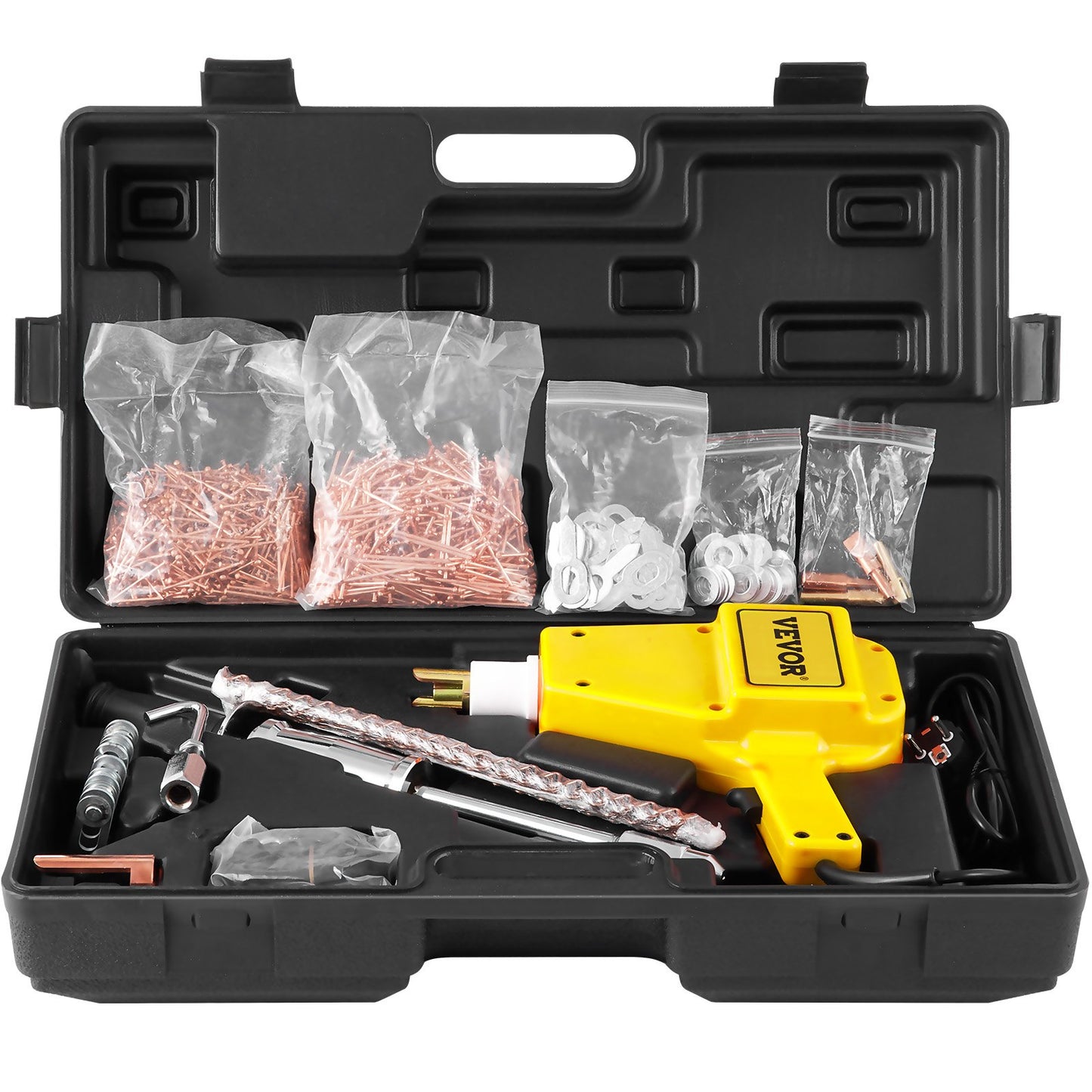 VEVOR Stud Welder Kit, 1600A Stud Welder Dent Repair Kit, 800VA Spot Welder Stud,