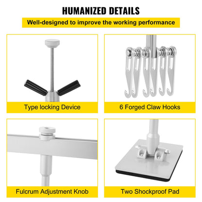 Lever Bar Kit for Aluminum & Steel Dent Repair, 0.85 Meter, 3.3 kg