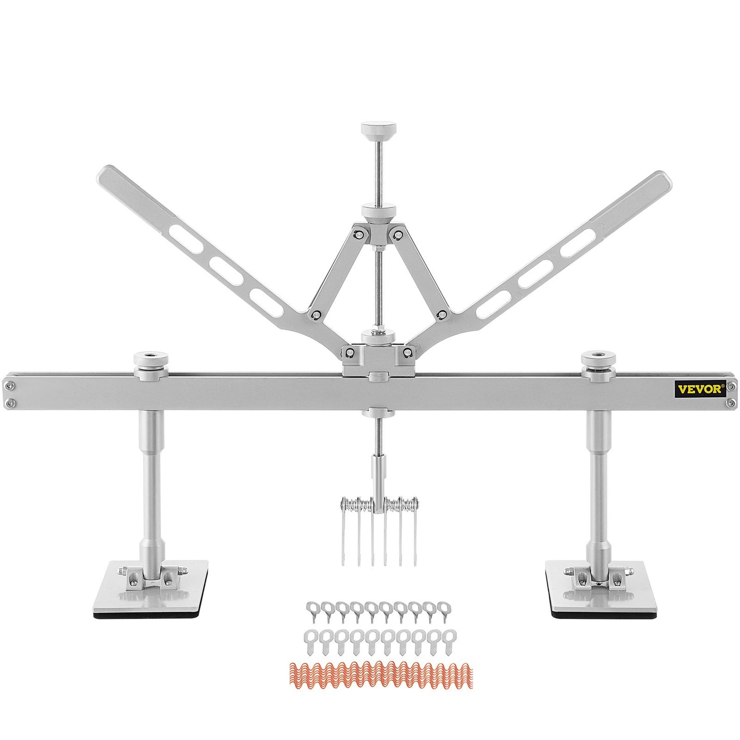 VEVOR Dent Pull Lever Bar Kit Fit for Both Aluminum and Steel Dent Pulling (43INCH/1100MM)