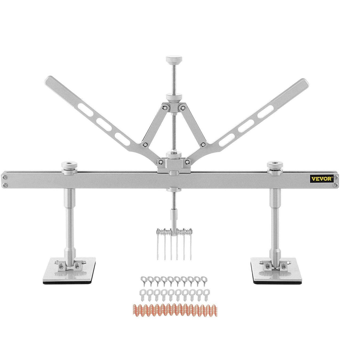 Dual Arm Dent Pulling Lever Bar Kit for Aluminum & Steel, 1.1m Length