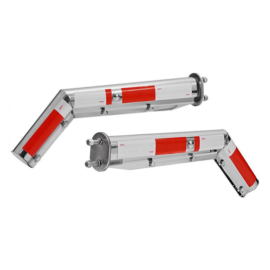 VEVOR Stainless Steel Angled Spring Loaded Mud Flap Hanger for Semi Truck 63.5mm