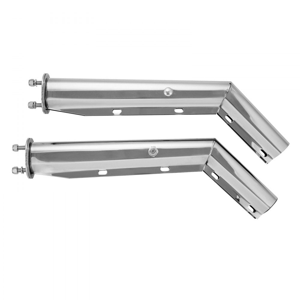 VEVOR Stainless Steel Angled Spring Loaded Mud Flap Hanger for Semi Truck 63.5mm