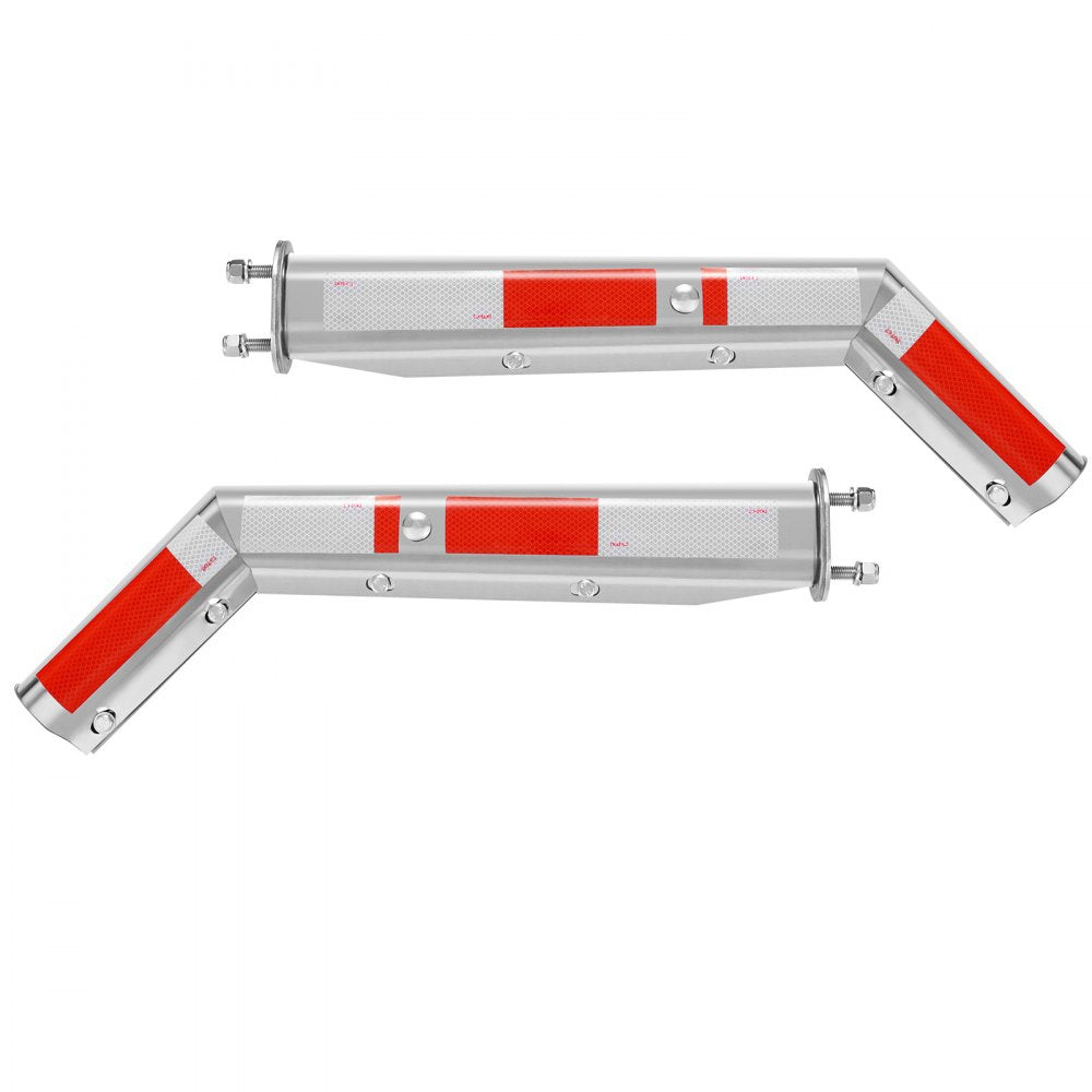 VEVOR Stainless Steel Angled Spring Loaded Mud Flap Hanger for Semi Truck 63.5mm