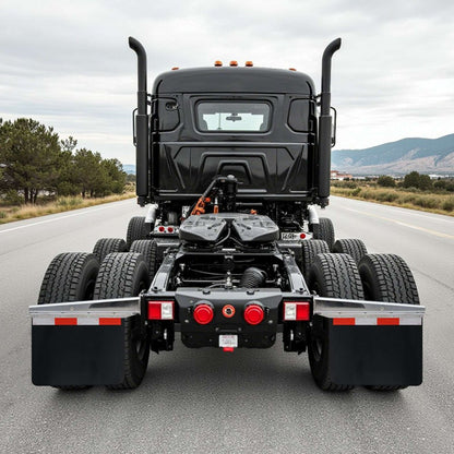 VEVOR Straight Spring Loaded Mud Flap Hangers for Semi Truck 63.5mm Bolt Spacing