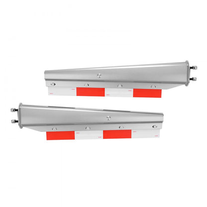 VEVOR Straight Spring Loaded Mud Flap Hangers for Semi Truck 63.5mm Bolt Spacing