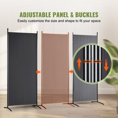 VEVOR Room Divider, 102×71inch Room Dividers and Folding Privacy Screens (3-panel),