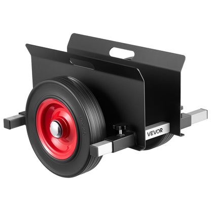 Panel Dolly, 453.6 kg Load Capacity, Drywall Mover with 25 cm Rubber Wheels Fits Different Terrain, Adjustable Clamp Panel Cart for Steel Panels, Mattress, Doors and Drywall Sheet, Black