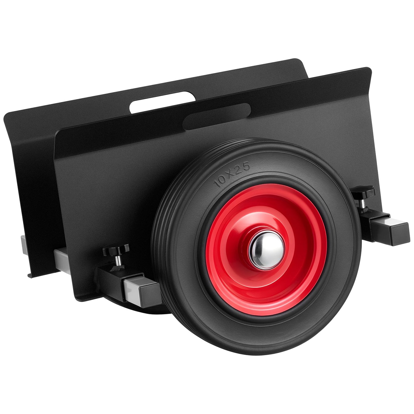Panel Dolly, 453.6 kg Load Capacity, Drywall Mover with 25 cm Rubber Wheels Fits Different Terrain, Adjustable Clamp Panel Cart for Steel Panels, Mattress, Doors and Drywall Sheet, Black