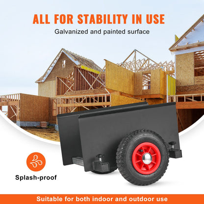 Heavy-Duty Panel Dolly with 272 kg Capacity and Adjustable Clamp