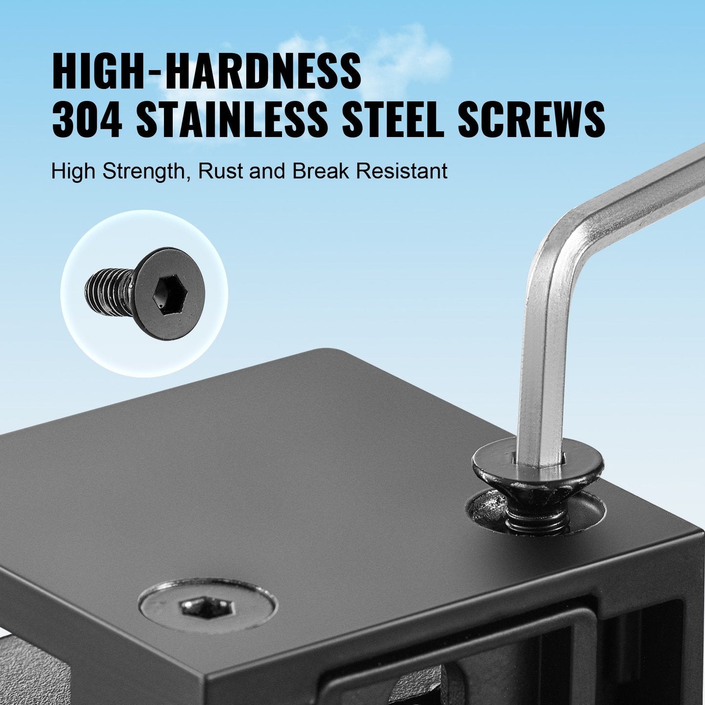 40 PCS Stainless Steel Railing Clamps for 8-12mm Glass, Polished Finish