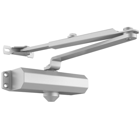 VEVOR 68 kg Commercial Door Closer Heavy Duty Residential Hydraulic Auto Silver