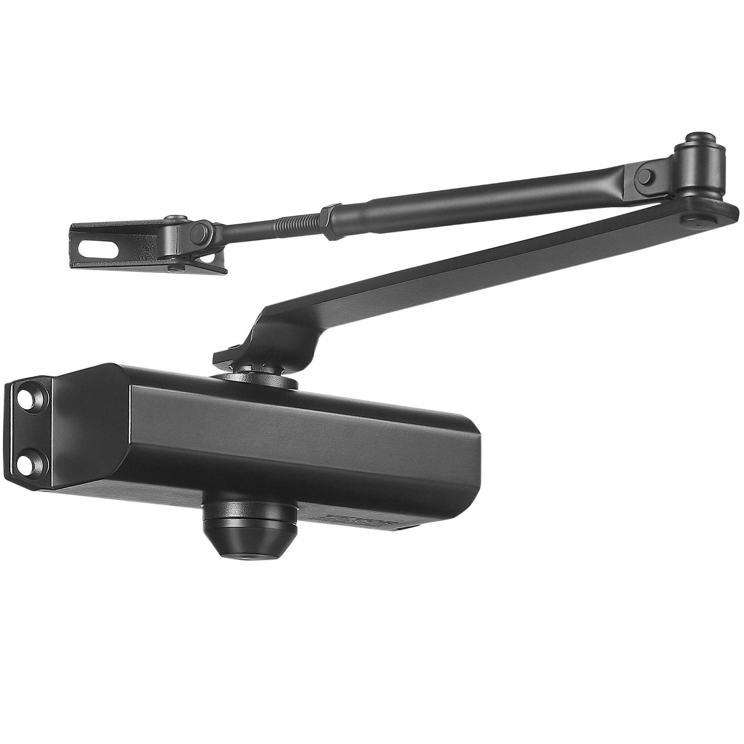 Automatic Hydraulic Door Closer, Heavy Duty, Adjustable, Black, 85 kg Capacity
